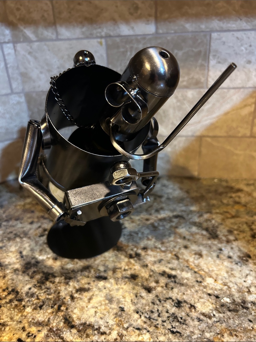 Scuba Diver Wine Bottle Holder will do the trick. scuba gear and camera, Nee - Picture 4 of 9